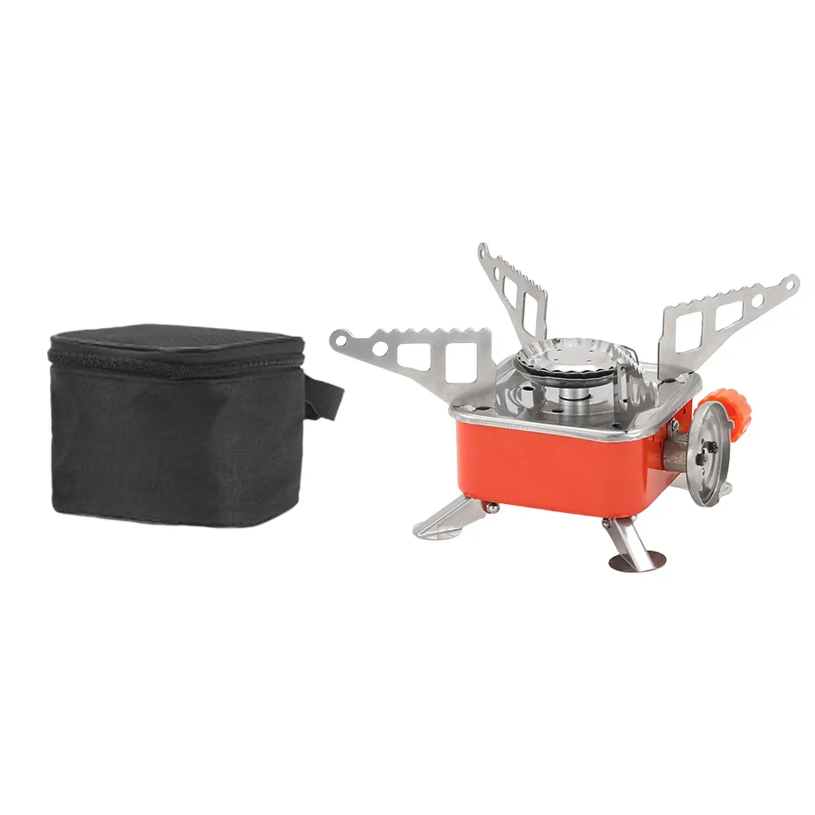 Portable Camping Gas Stove Foldable with Piezo Ignition Mini Cooker Gear for Hiking