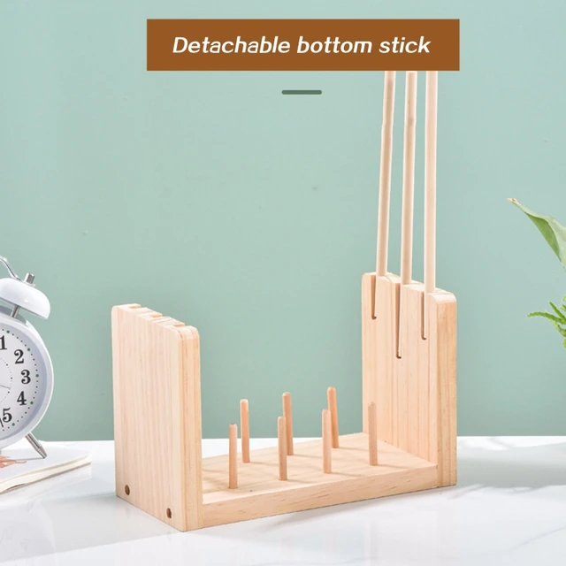 1pc DIY Small Roll Hand Sewing Thread Storage Rack, 16 Axis Small Thread  Rack, 30 Axis Foldable Thread Rack, Multi-specification Spool Wooden Rack