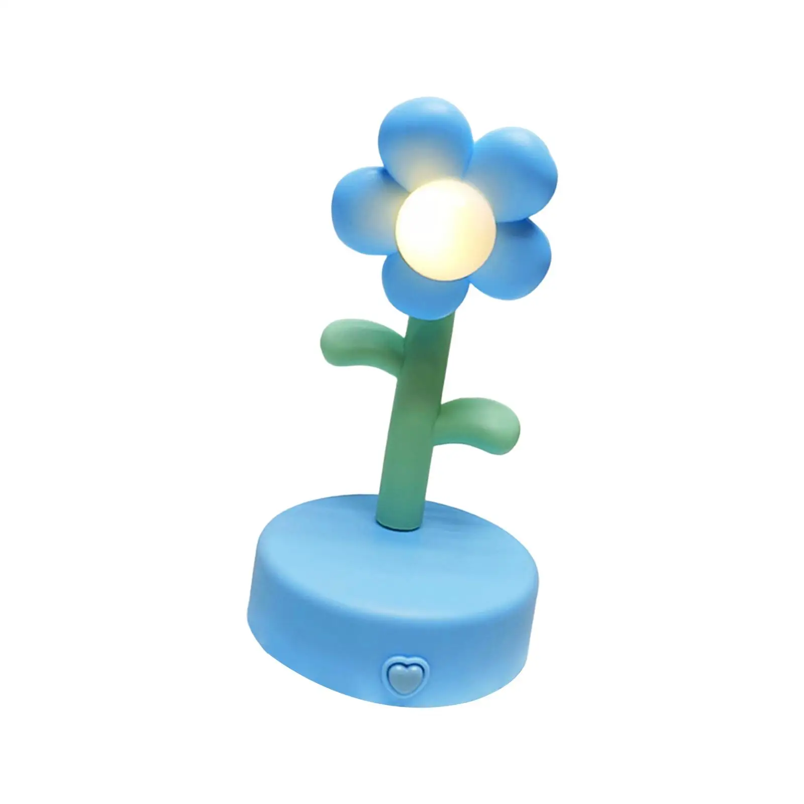 Creative Flower Table Lamp Night Light Portable NightStand Lamp Desk Lamp for Living Room Bedroom Dorm Decoration Kids Gift