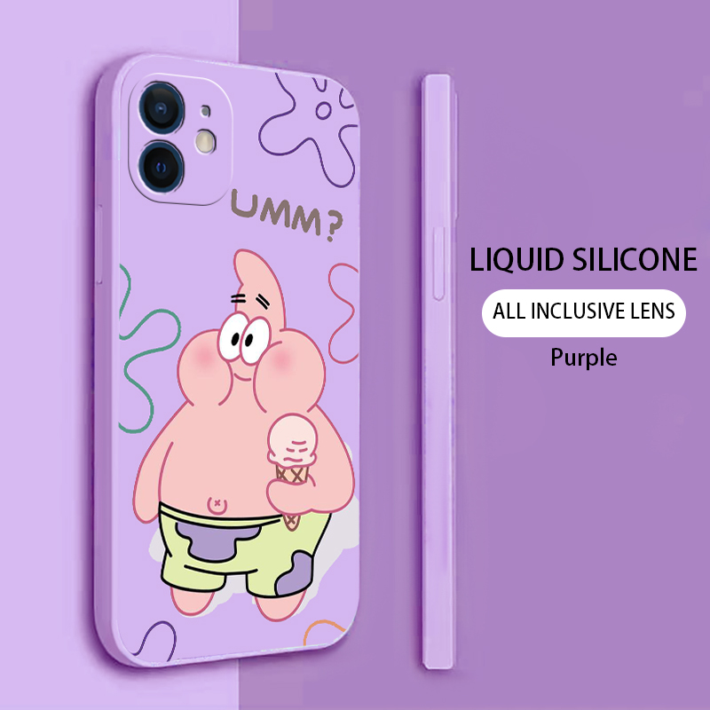 Cartoon Spongebob SquarePants Phone Case For iPhone 6s Plus 6 6s 11 12 13 Max Pro Mini SE 2020 7 7P 8 Plus X Xr Xs L18n Cover iphone 11 clear case