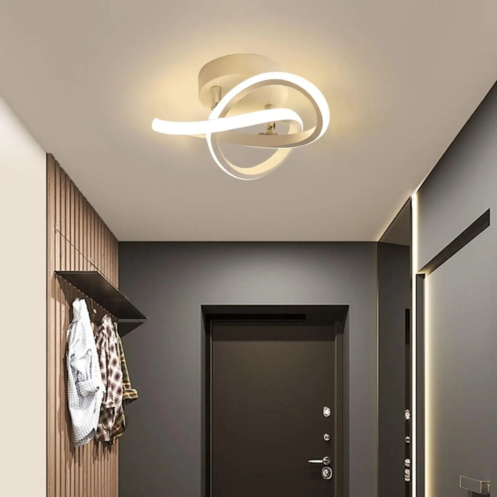 Modern Ceiling Light Fixture LED Ceiling Lamp for Bathroom Porch, Ceiling Lamp for Kitchen, Bedroom, Hallway Decoration