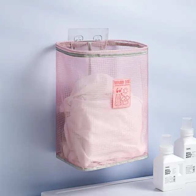 New2Pcs Laundry Basket 82L Large Capacity Dirty Cloth Bag with Metal  Handles Foldable Laundry Hamper Portable Laundry Bag - AliExpress