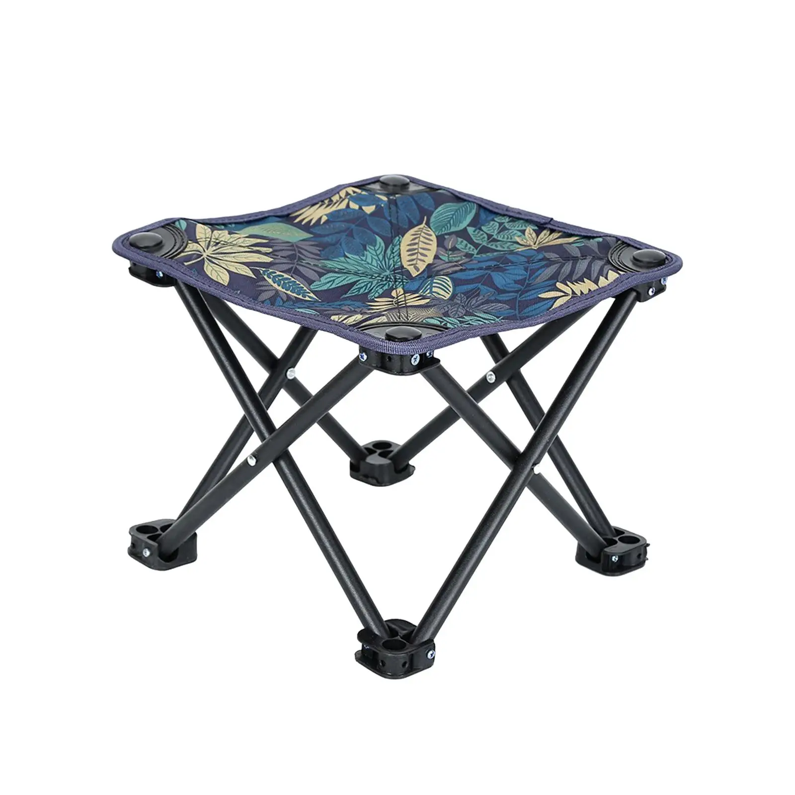 Camping Stool Heavy Duty Practical Reusable Lightweight Durable Foldable Folding Stool for BBQ Garden Traveling Fishing Backyard