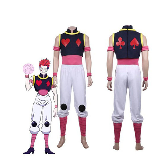 HUNTER × HUNTER ヒソカ コスプレフルセット アニメハンター × ハンターヒソカコスプレ衣装フルセットスーツ