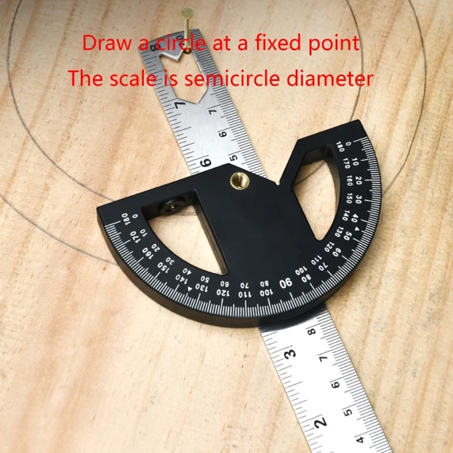 Angle Ruler Multi-angle Measuring Goniometer for Crown-Trim