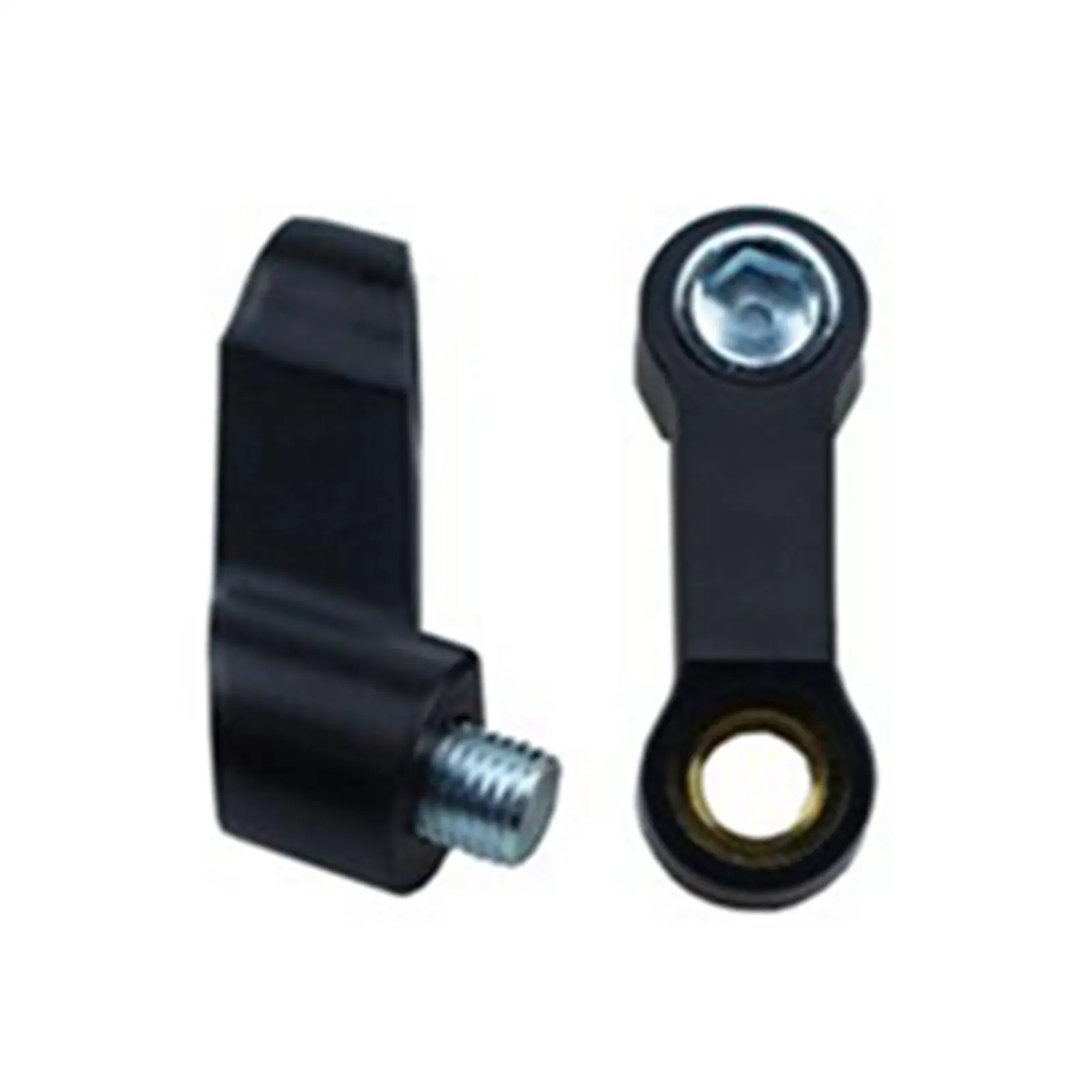 10mm Motorcycle Rear View  Riser Extender Adapter Bracket ,Black Advanced manufacturing technology
