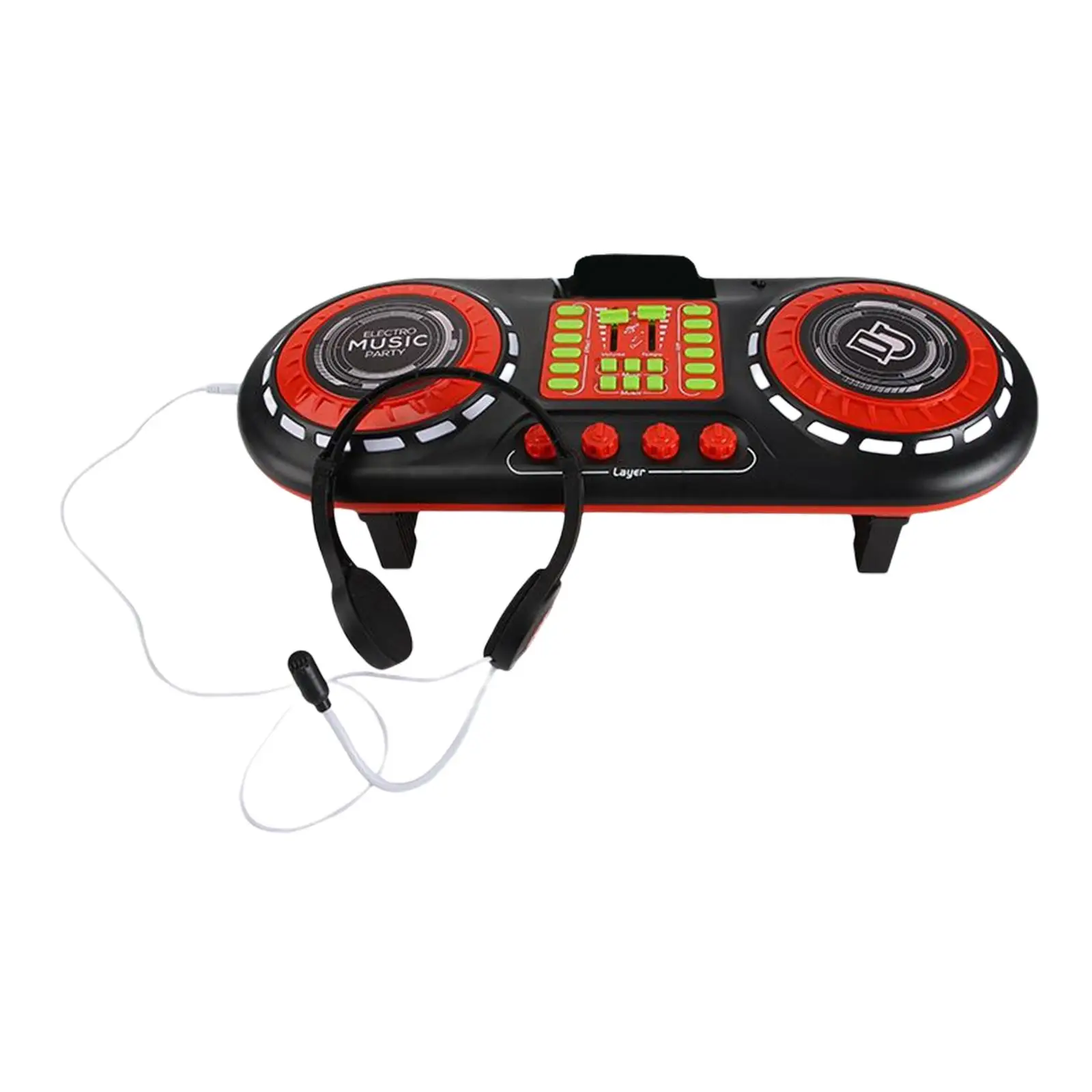 Kids Toys DJ Mixer DJ Turntable Music Mixer Gift Musical Toys for Children 3+ Years Boys