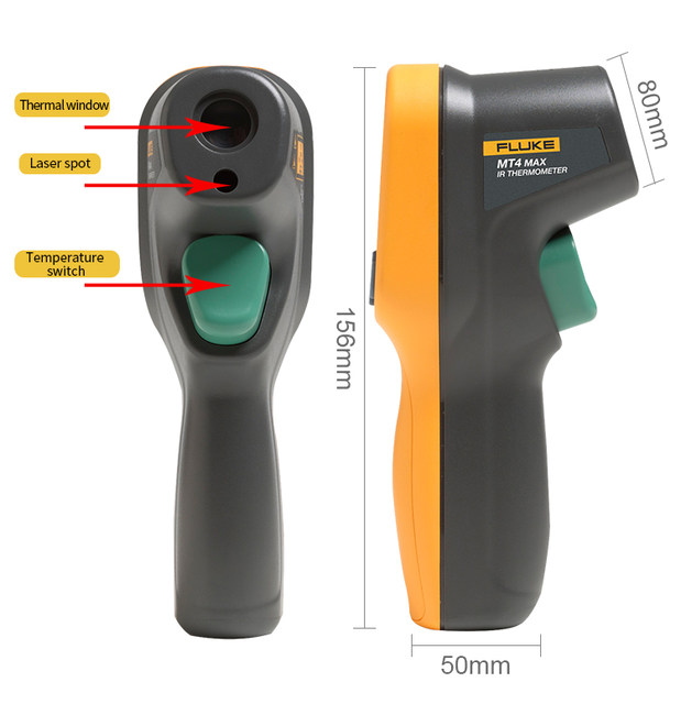 one new FLUKE MT4 MAX Infrared Thermometer Mini Handheld Temperature Gun