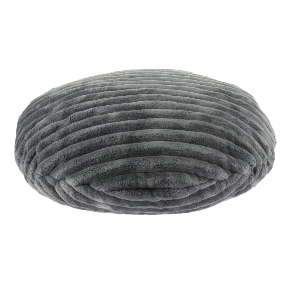 Replacement Seat Pad Cover- Strip Velvet - Fit 40cm Round Cushions