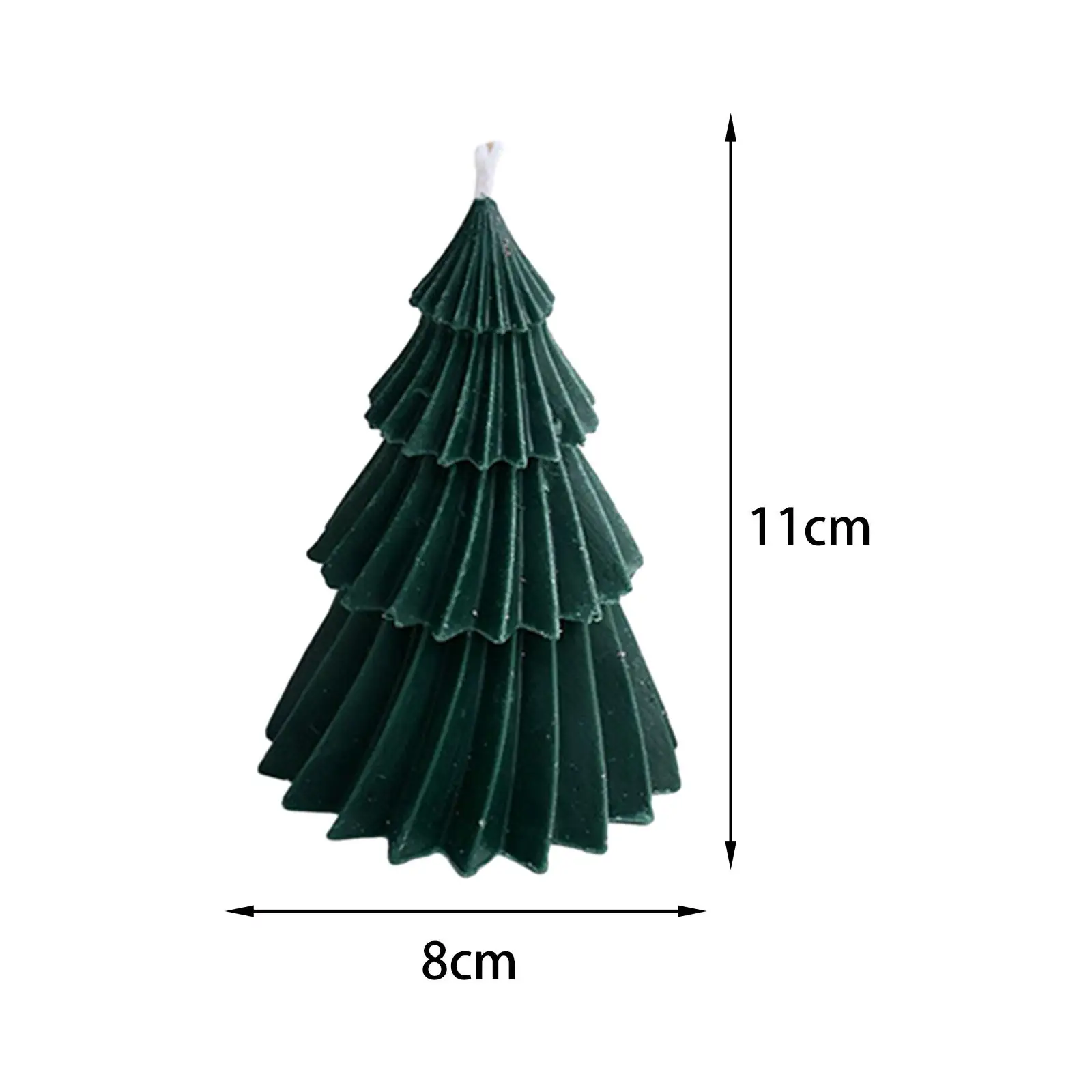 Christmas Tree Scented Candles Rotating Shape Scented Candle Christmas Decoration Gift Holiday Gift Box for Home Ornment