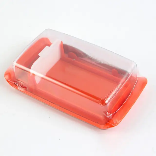 Butter Slicer Cutter Stainless Steel Butter Dish Container With Lid  Refrigerator Suitable Easy Cutting Of Two 7oz Butter Sticks