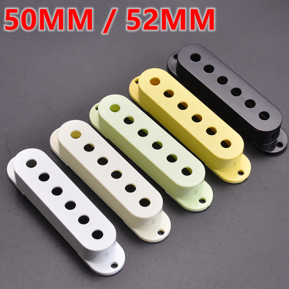 Description Picture 2 of item1 Piece Single Coil Pickup Cover For ST/SQ Electric Guitar Pickup Lid/Shell/Top 50MM/52MM  Made In Korea