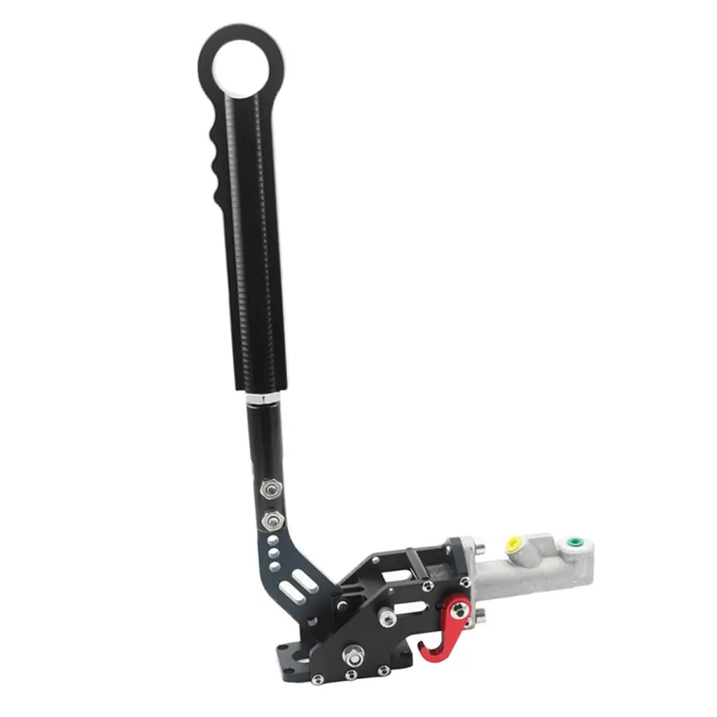 Hydraulic Handbrake Universal  for Track Rally  Parking Handbrake Vertical Position Adjustable with Anti-Slip Handle Black
