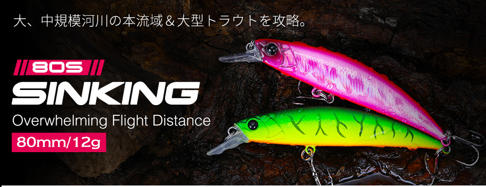 TSURINOYA NEUE Angelköder DW75 Sinking Minnow Harter Köder 70S 70mm 8,9g Jerkbait Wobbler Angelköder Süßwasserbarsch Forellenköder – Detail 1
