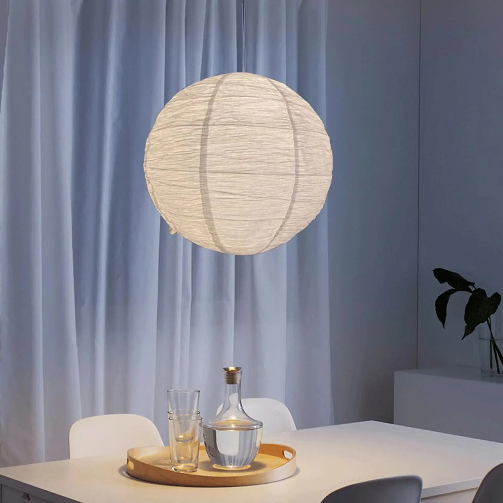 Modern Lampshade for Pendant Light Paper Lamp Shade Hanging Lighting Farmhouse Lamp Bedroom Living Room Party Decoration
