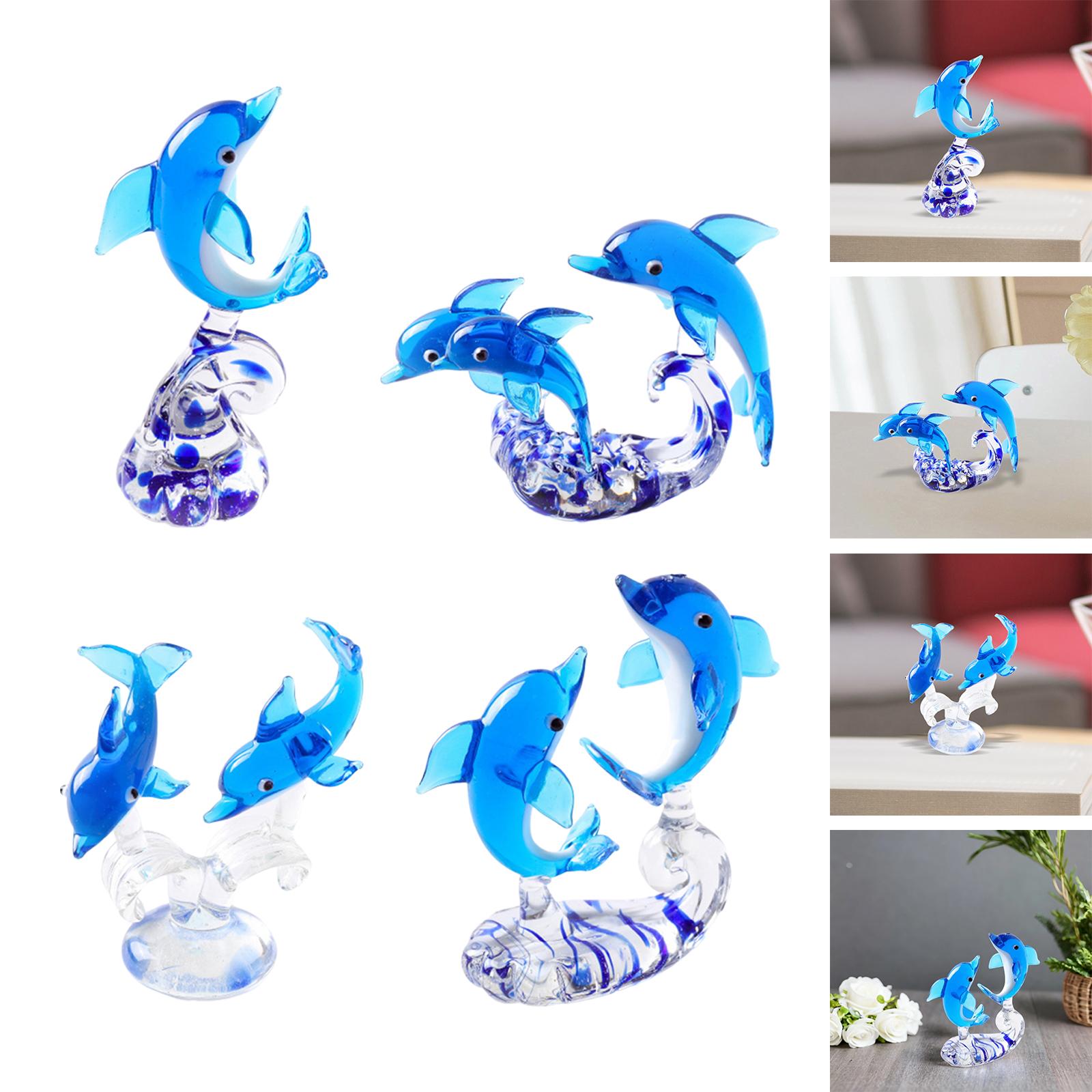 Dolphin Decor Lovely Crafts Marine Fish Tank Craft Living Room Dolphin Statue