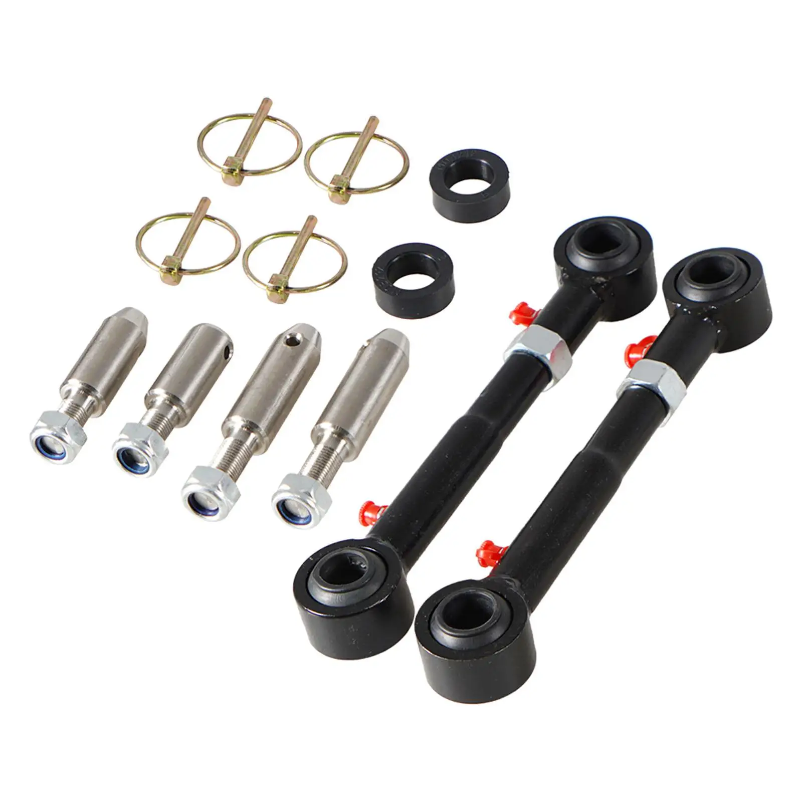 Adjustable Front Sway Bar Links Disconnects Metal Fits for 2/4