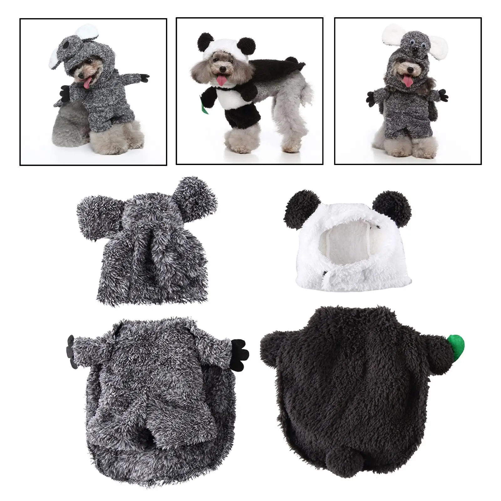 Fancy Costume Set Dog Standing Clothes Birthday Decorative Puppy Uniform