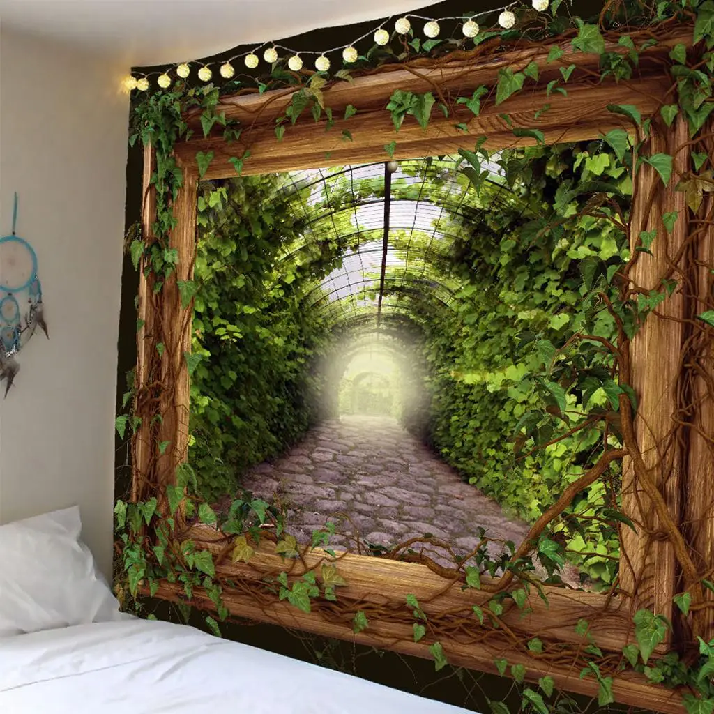 1x 3D Decorative Tapestries Wall Hanging Tapestry DIY for indoor and outdoor