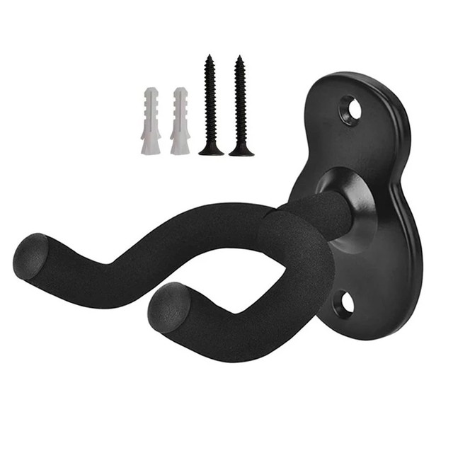 5/10pcs Metal Guitar Hanger Hook Wall Mount Non-slip Holder Stand for Guitar  Ukulele Violin Bass Guitar Instrument Accessories