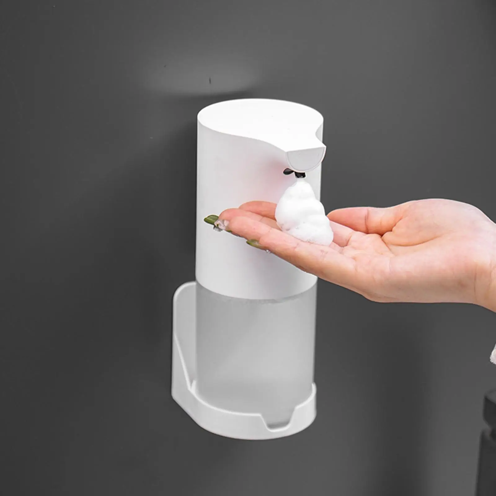 Wall Mount Soap Dispenser Holder Multi Purpose Waterproof Shower Gel Bottle Rack for Apartment Bathroom Kitchen Bedroom Hotel