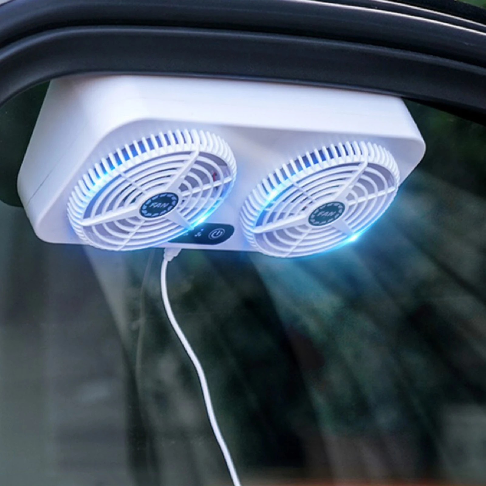 Car  Vehicle Window Windshield Cooling Fan Eliminate Smell  