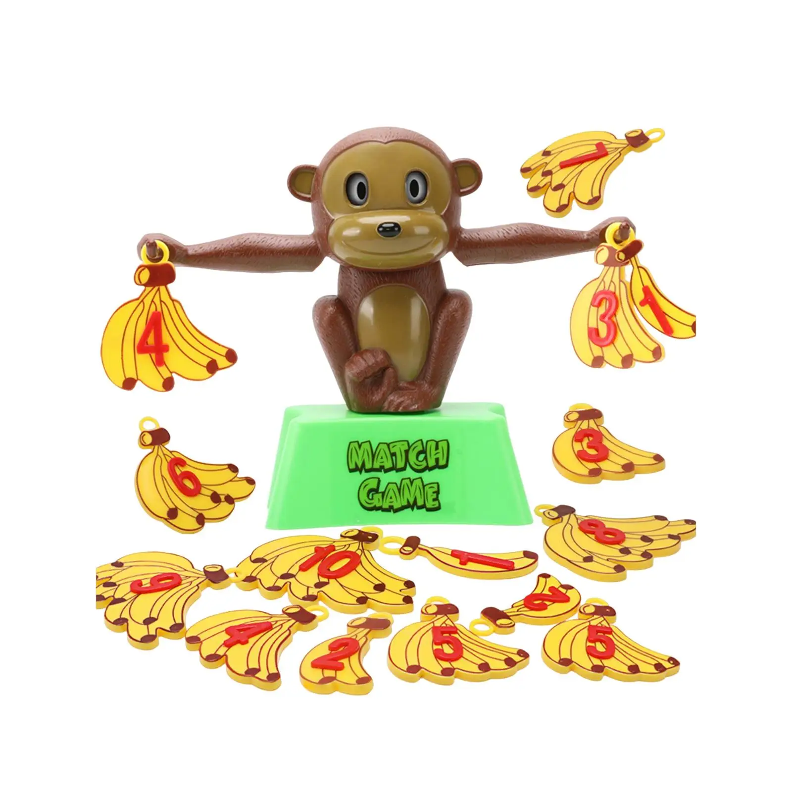 Monkey Balance Counting Toys Preschool Stem Interactive Number Learning Material for Communication Teaching Tool Props Gift