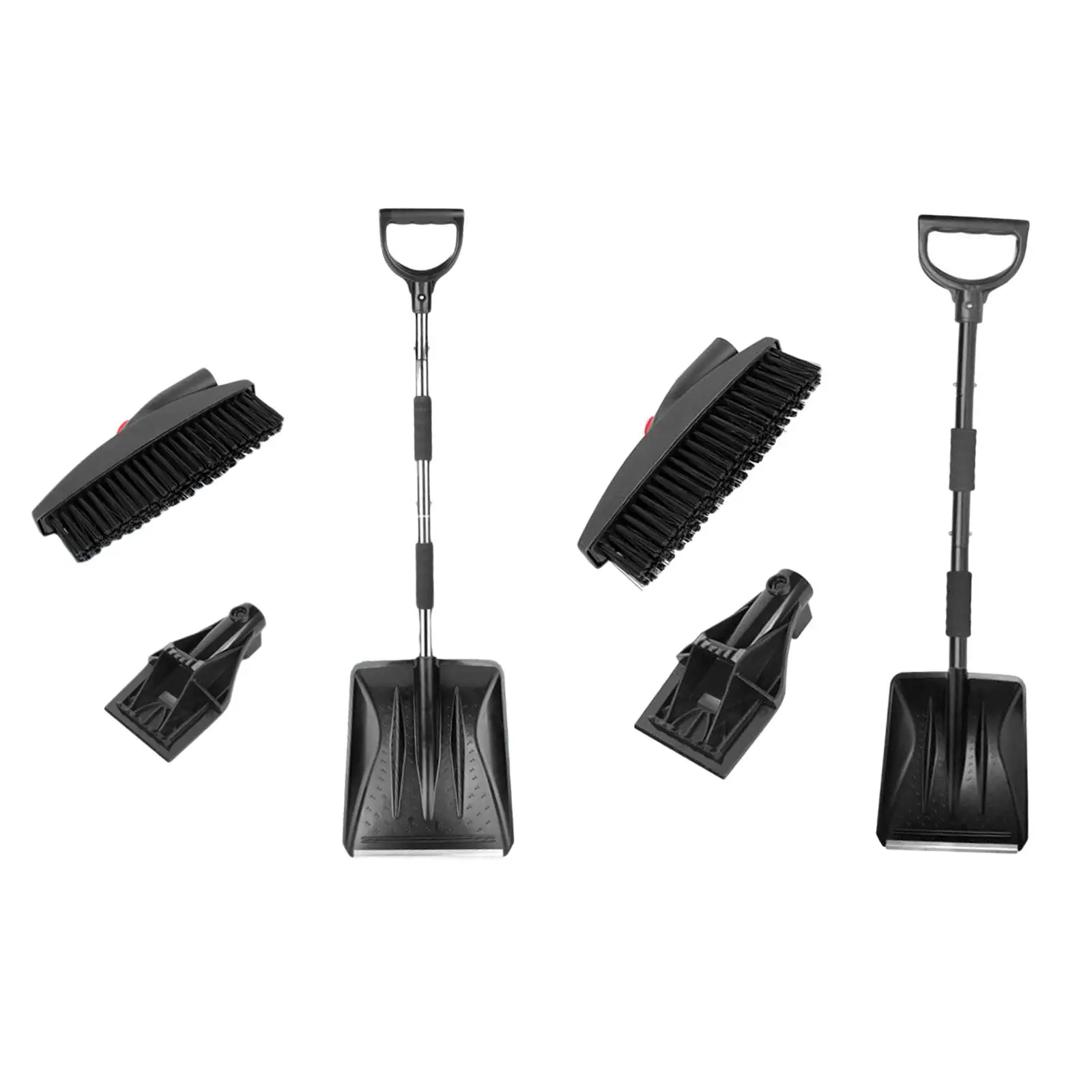 Snow Brush Scraper Snow Shovel for Car 3 in 1 Comfortable Gripping Auto Durable Car Defrosting Scraper Snow Removal Tools
