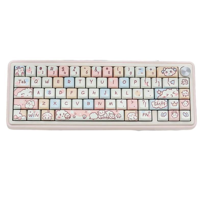 M17B PBT Keycaps Cartoon Animal MDA Altura