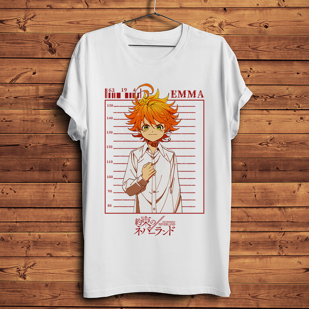 Camiseta Divertida De Anime Para Hombre Camisa Blanca De Verano Unisex Ropa De Calle Otaku The Promised Neverland Aliexpress Camiseta Divertida De Anime Para Hombre Camisa Blanca De Verano Unisex Ropa De Calle Otaku The Promised Neverland Aliexpress