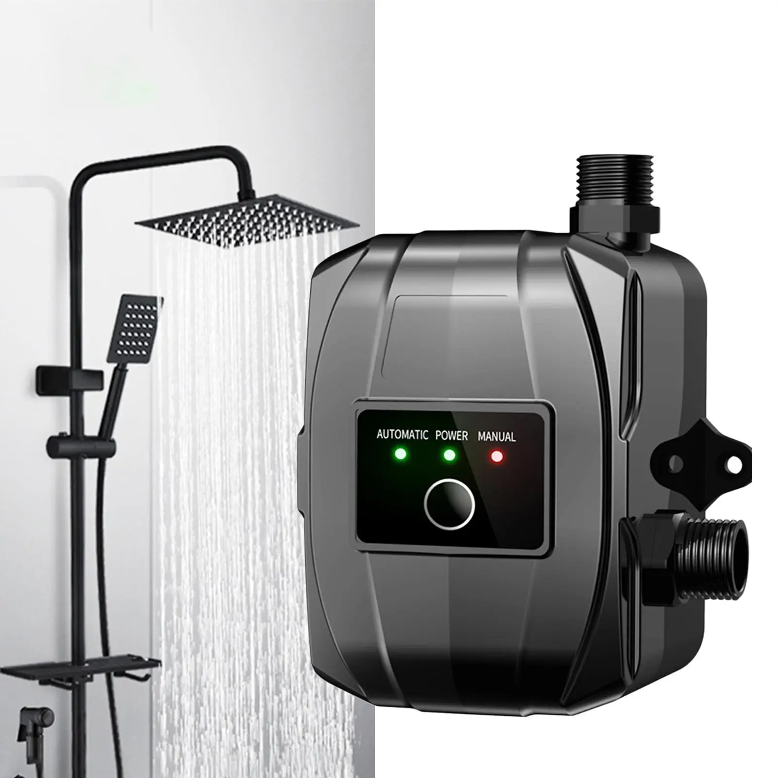 Water Pressure Booster Pump Silent Water Pump for Kitchen Sink Bathroom Home Shower