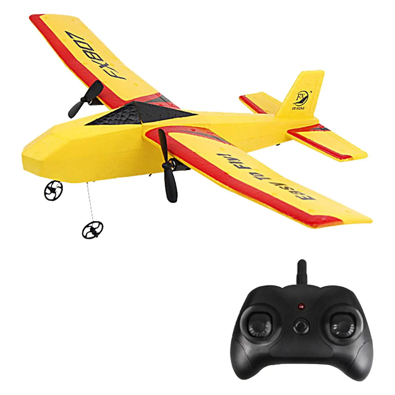 2.4G 2CH RC Aircraft Dual Coreless Motor Radio Control Plane EPP Foam Airplane 3 Axis Gyro Glider Fighter Fixed Wing for Kids