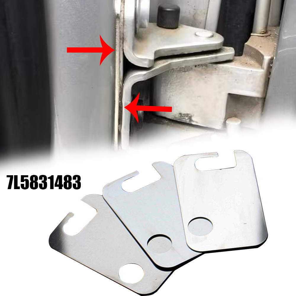 3Pcs Front Lower Tür Scharnier Washer Пластины для устранения провисания дверей Für VAG VW Golf 4 Bora Jetta Touareg 7L5831483 – Detail 1