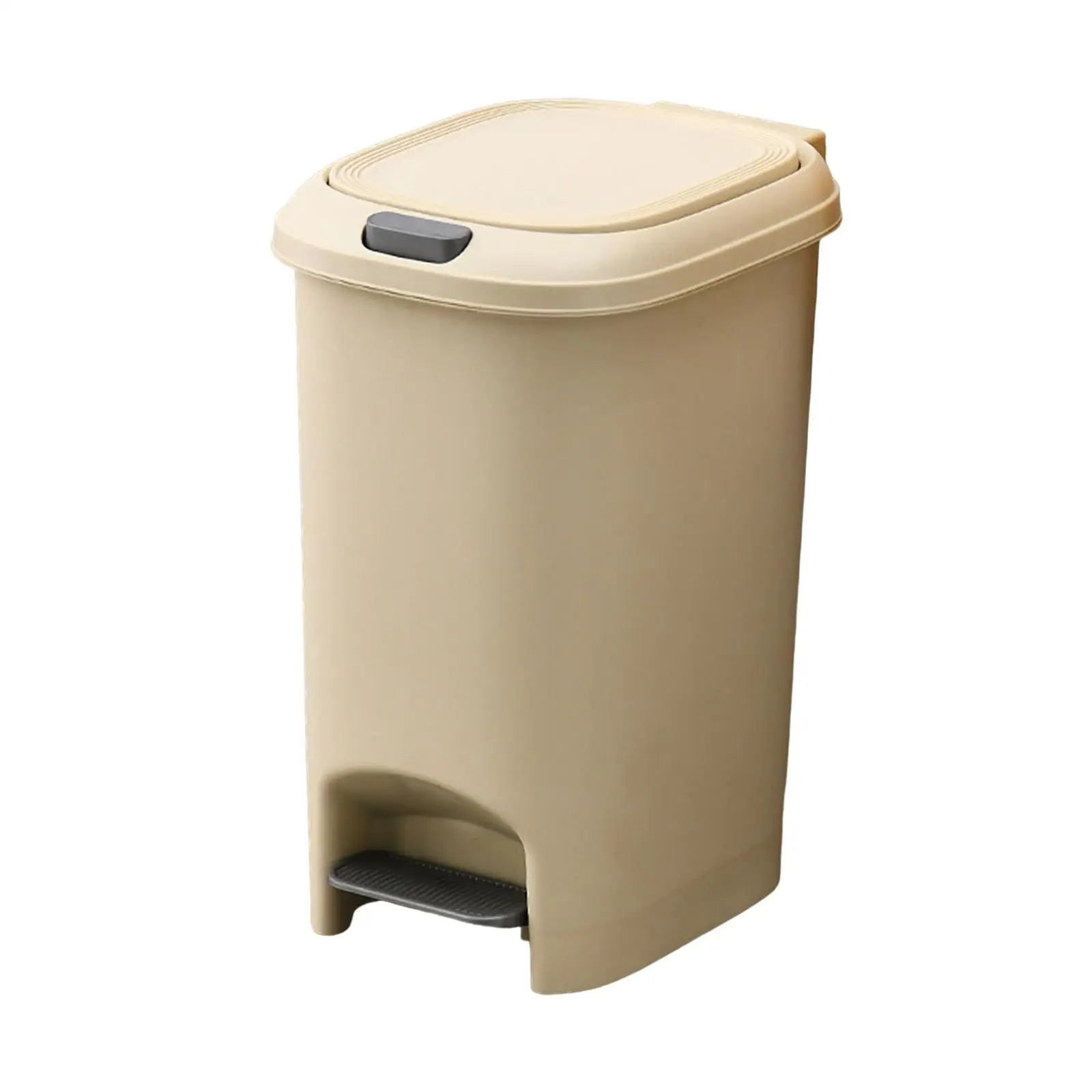 Kitchen Waste Basket Odorless Rubbish Container 8L Modern Foot Pedal Garbage Bin for Restaurant Sunroom Restroom Household Hotel