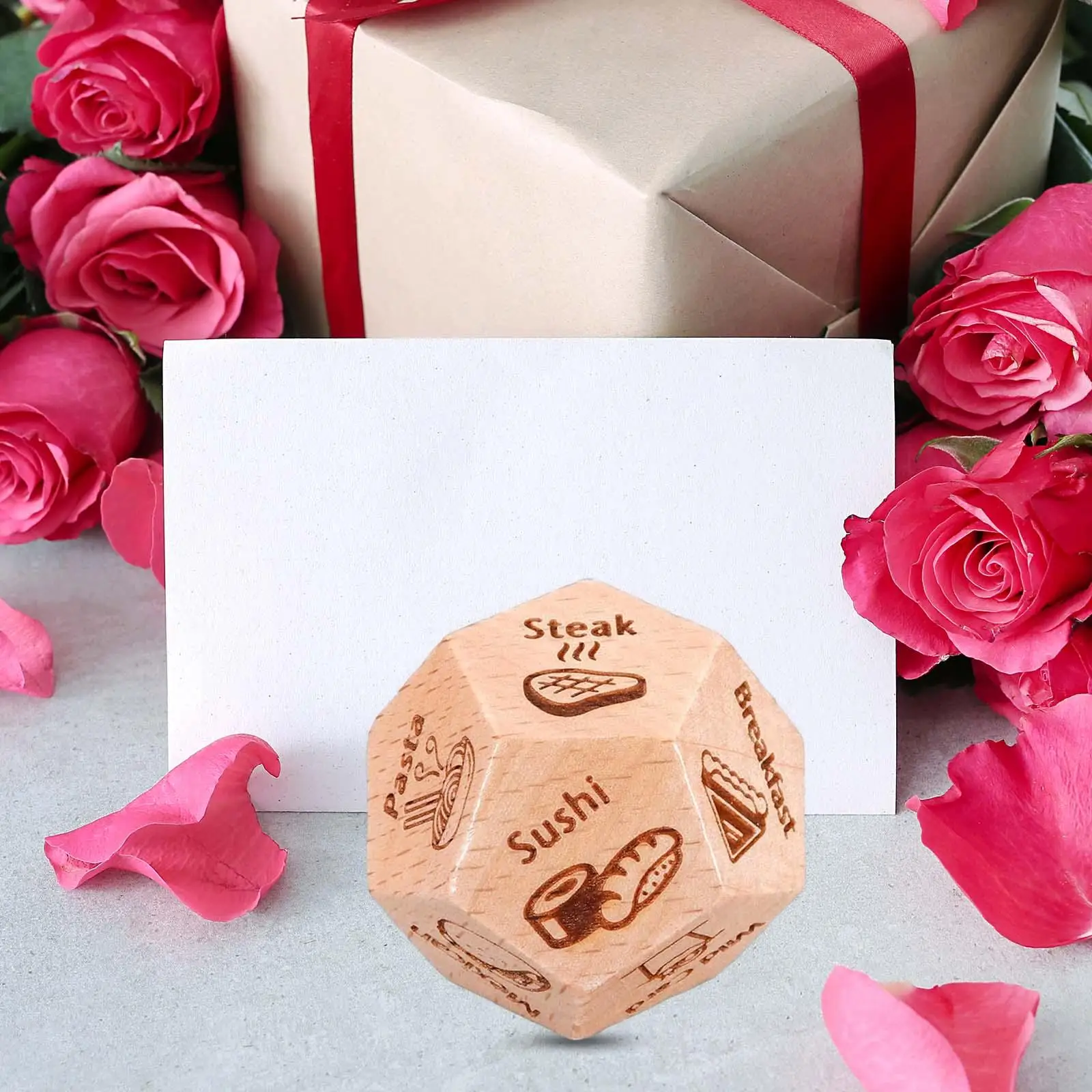 Anniversary Food Dice Valentines Day Gifts for Him Her for Boyfriend Men