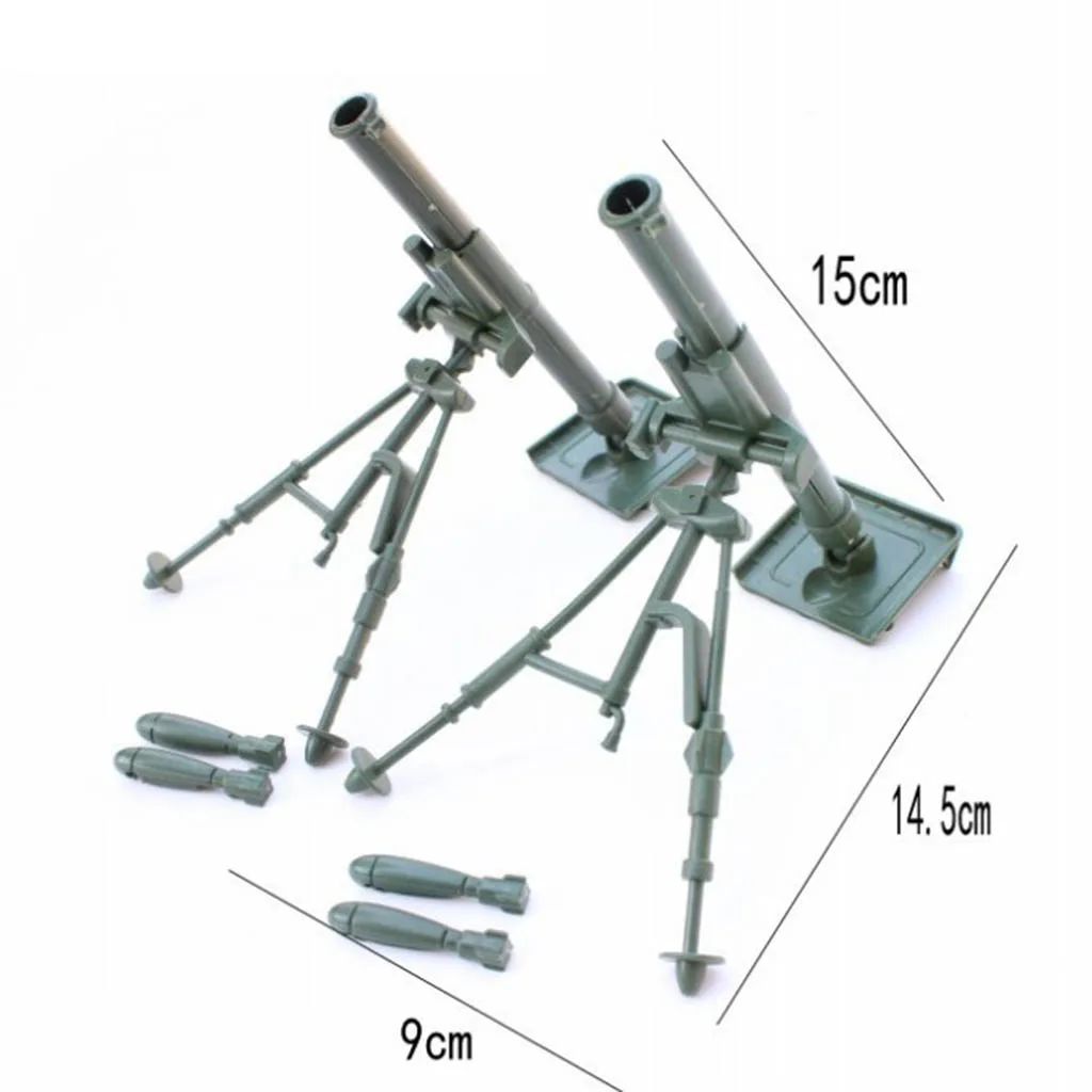 5pcs  Table Toy  Mortar Model Soilder Figure Accessories