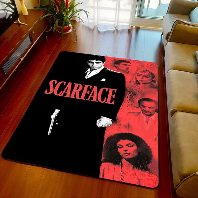 Movie Scarface Tony 3D Printing Area Rug Large,Carpet Rug for Living Room  Bedroom Sofa Doormat Decor,Kid Play Non-slip Floor Mat - AliExpress