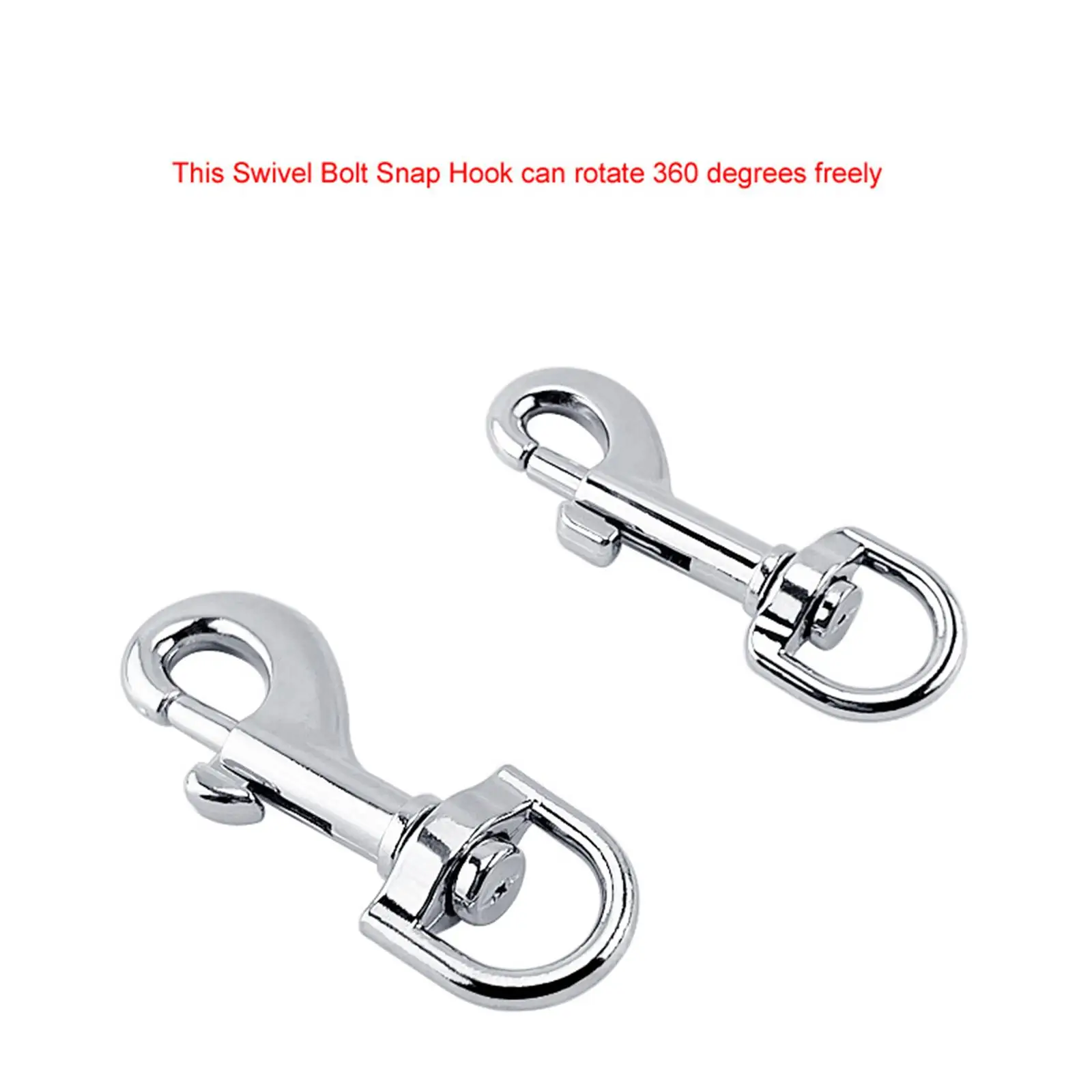 Snap Hook, Pet Buckle Clip Clasp Swivel Clasp Eye Bolt Heavy Duty Pet Swivel Snap Keychain Fit for Purse Bag Making Purse Strap