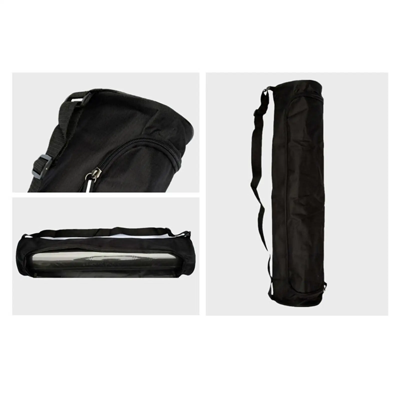 Yoga Mat Zip Gym Bag Pilates Yoga Mat Storage Bag Waterproof Yoga Mat Carrier Oxford Cloth with Adjustable Strap Foldable