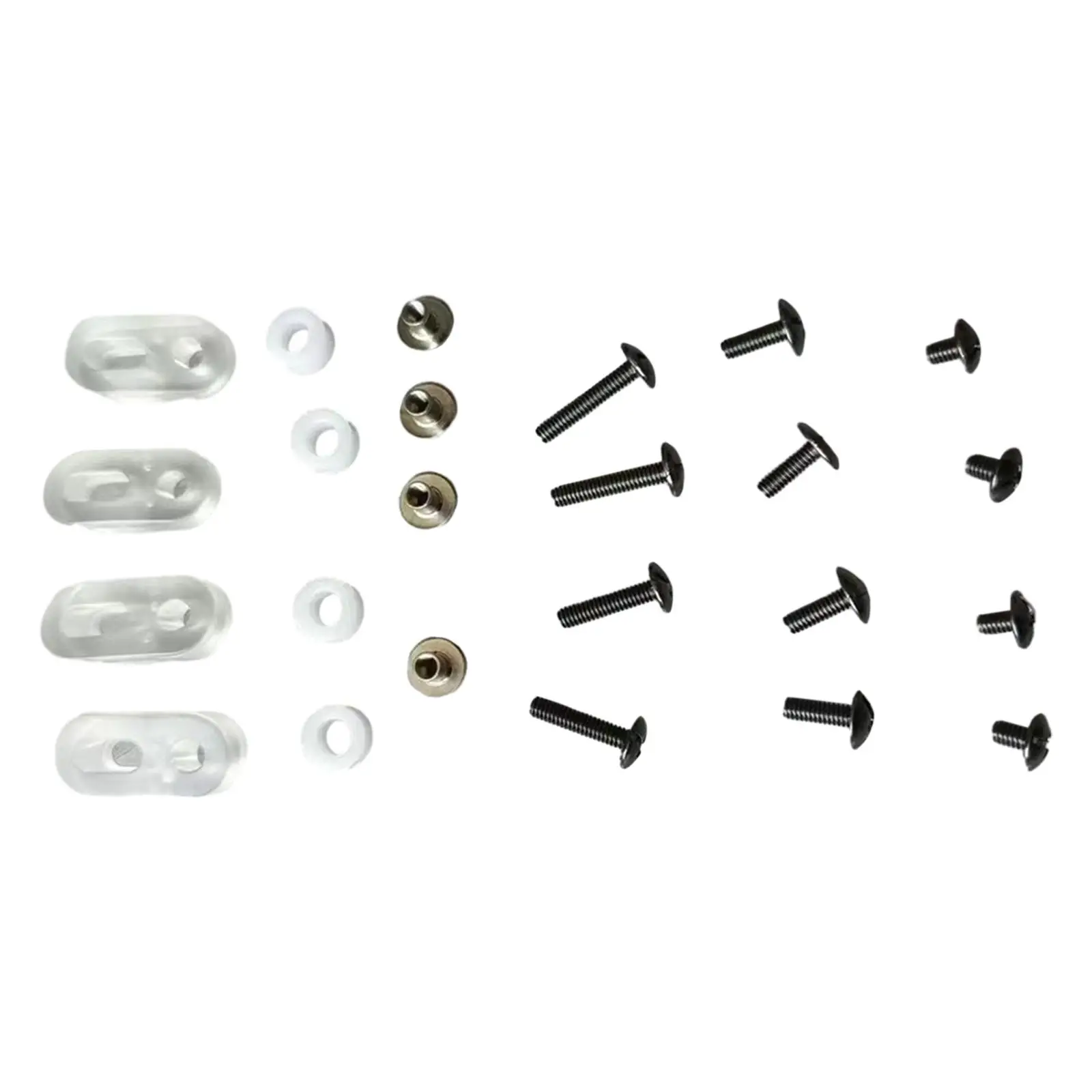 Hockey Helmet Visor Screws Accessories Washers Nuts Easy to Replace Universal Repair Kit