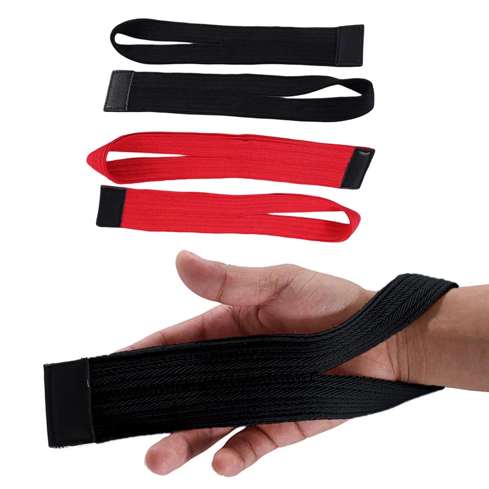 4Pcs Lifting Wrist Straps Barbells Power Protector for Powerlifting Strength Training Unisex