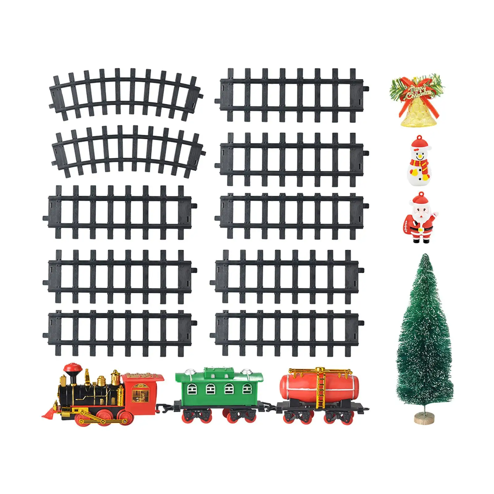 Portable Train Set Educational Learning Toy Railway Tracks Toy for Toddlers