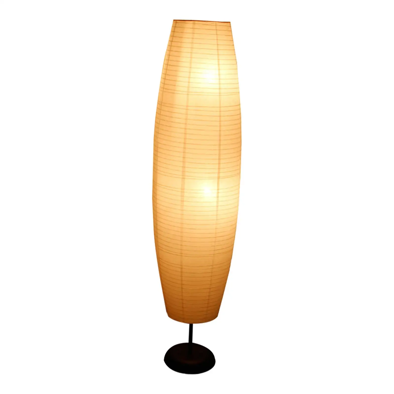 Modern Standing Lights with Lampshade, Bulb Pole Light Uplighter Floor Lamp for Living Room Porch Hotel Balcony Study