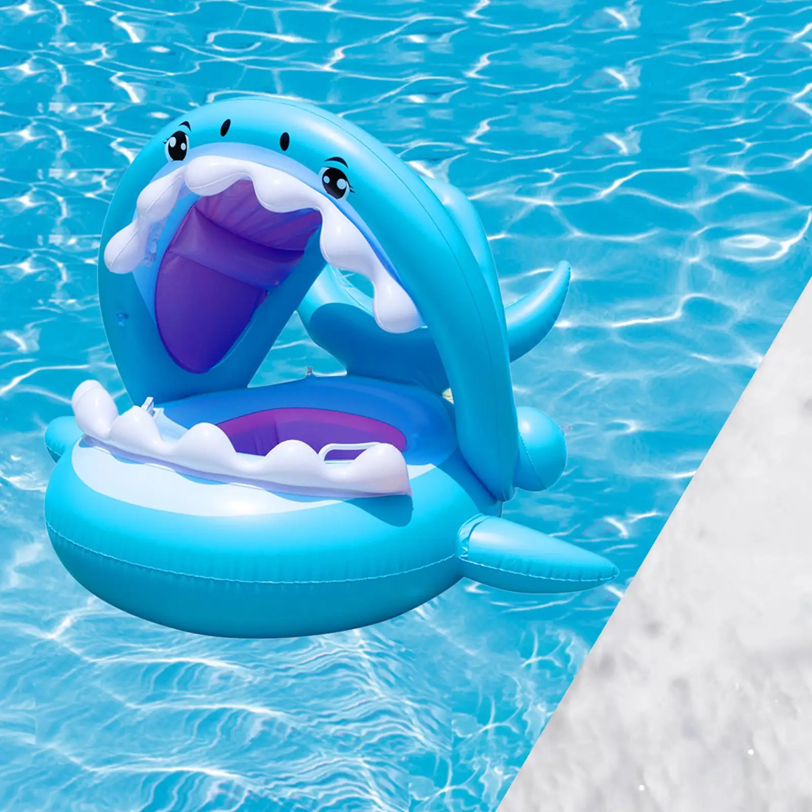 Swimming Pool Float Seat Toy Swim Inflatable Boat Bathtub for Holiday Baby