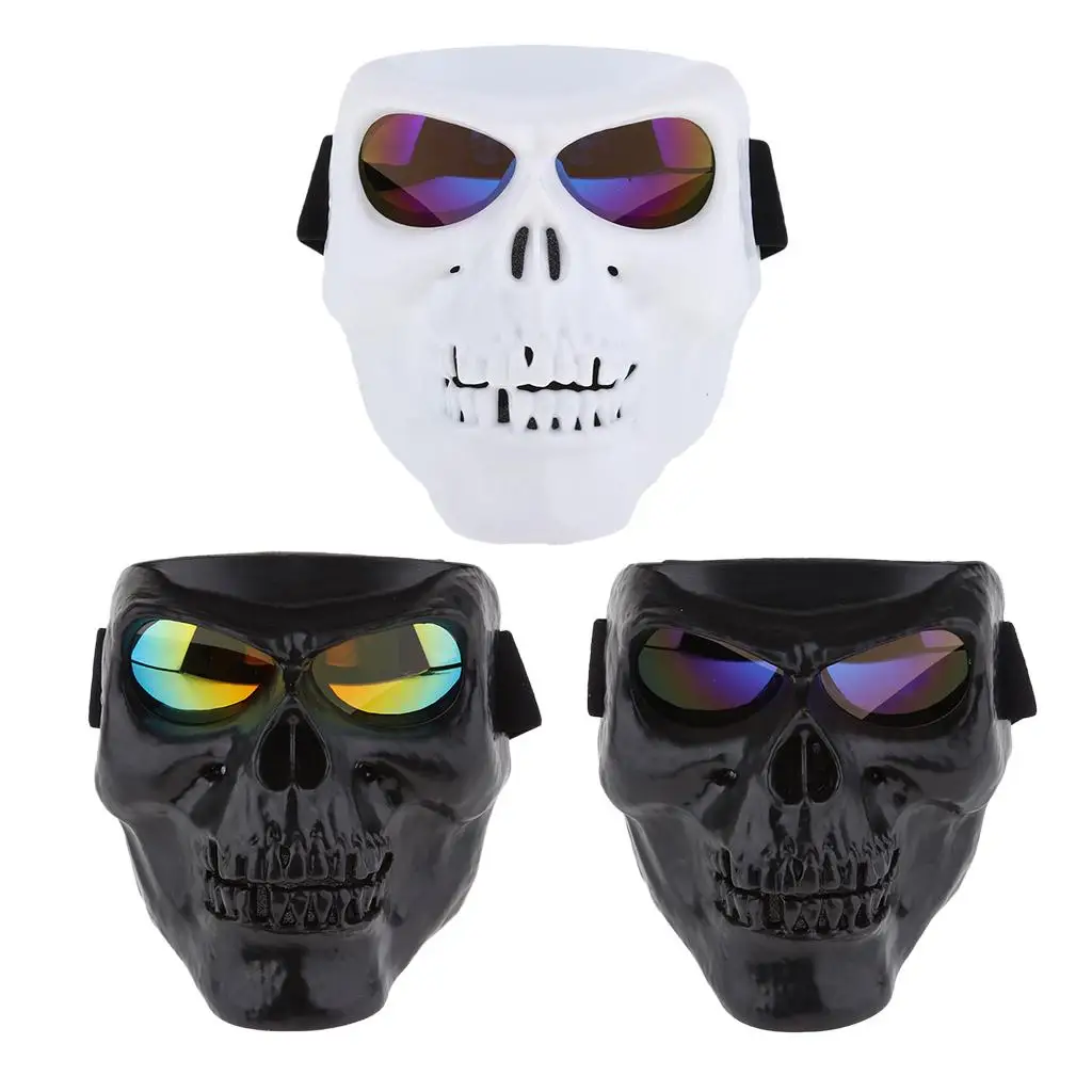 3x Motorbike Goggles   Motocross Skull Windproof Glasses