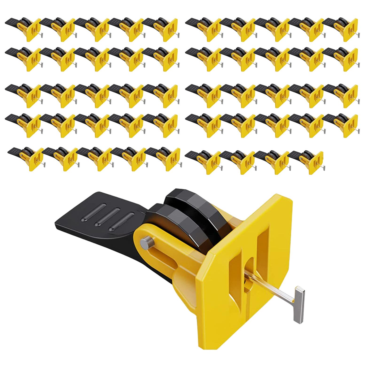 50 Pieces Tile Leveler Adjuster High Precision Tile Leveling System for Door Panel