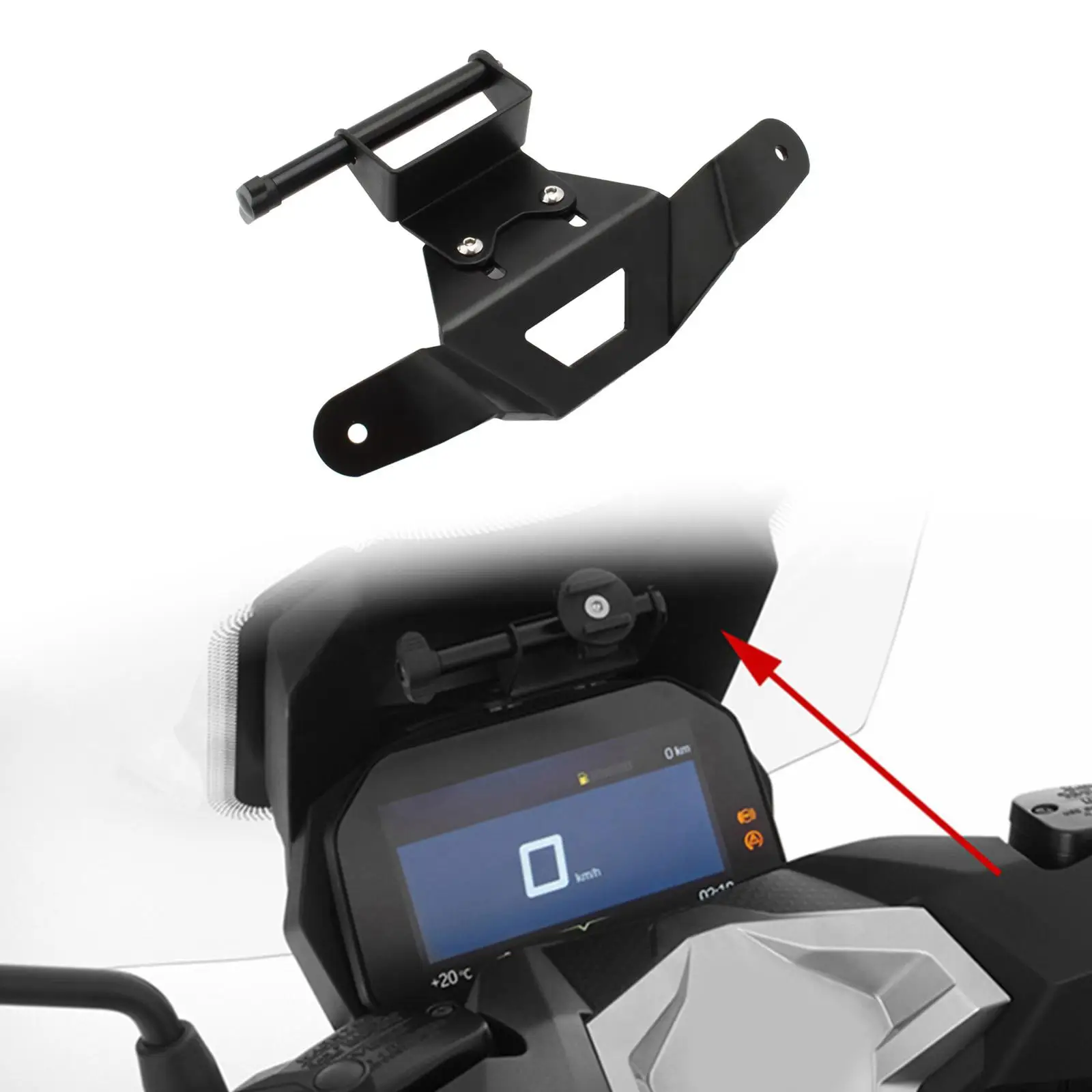 Waterproof Motorcycle Navigation Bracket Charger Phone Holder Fast Charging FOR BMW C 400 GT