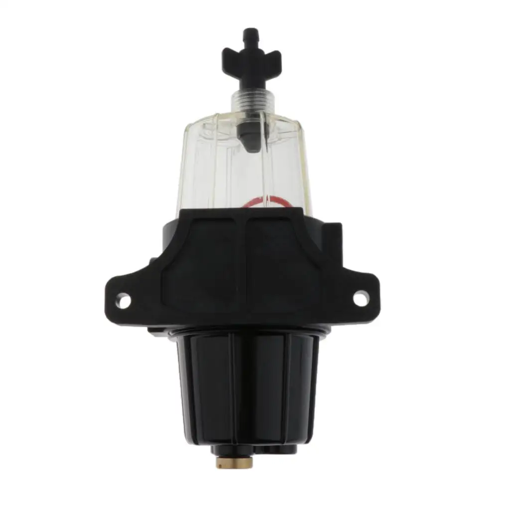 Fuel Fittings Marine Fuel Oil Filter Water Separator Fit for Gasoline and  Engine - Black