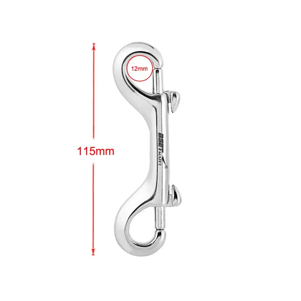 Anti-rust 115mm Double Ended Bolt Snap Hook Diving Accessories Equipment