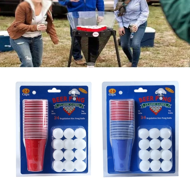 H37A Traditional Beer Pong Set Drinking Cup Board Game Family Gathering  Party Props